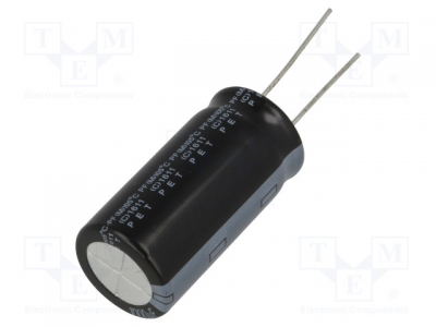 Кондензатор 1000uf 100V PF2A102MNN1836 Кондензатор: електролитен; THT; 1000uF; 100VDC; O18x35,5mm; ±20%